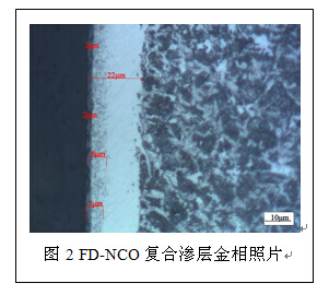 軟氮化+后氧化金相圖片